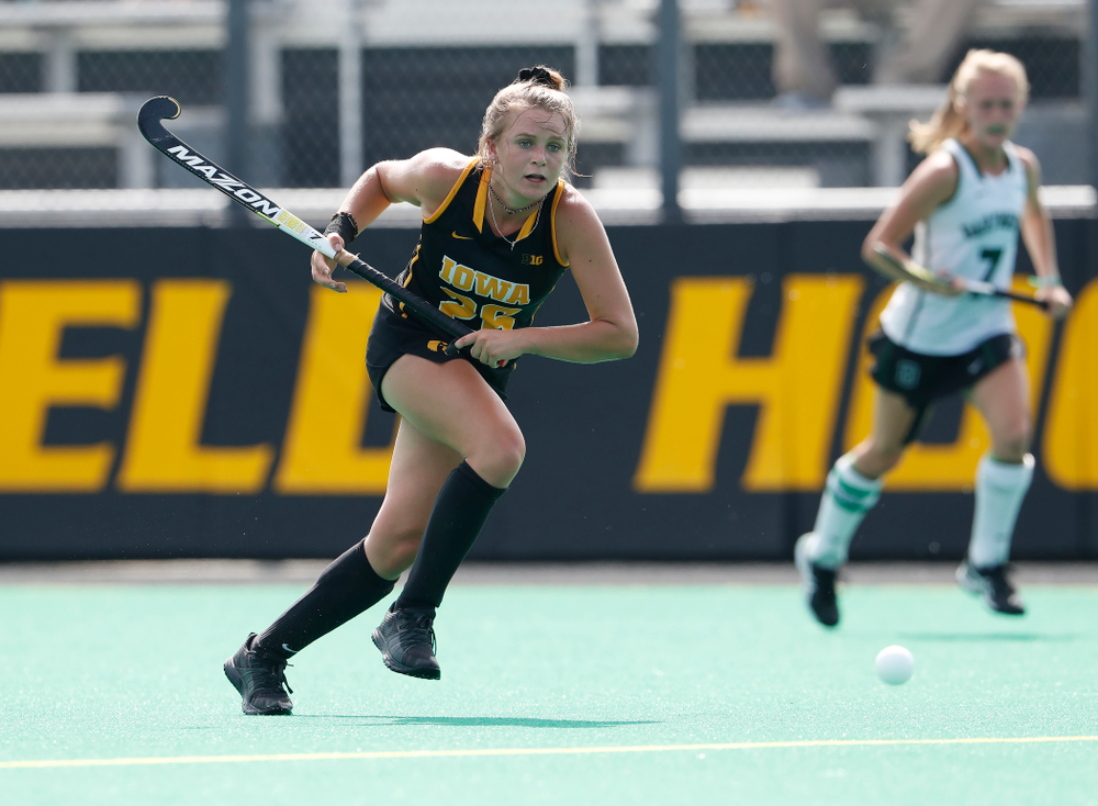 Iowa Hawkeyes Maddy Murphy (26) against Dartmouth Friday, August 31, 2018 at Grant Field. (Brian Ray/hawkeyesports.com)