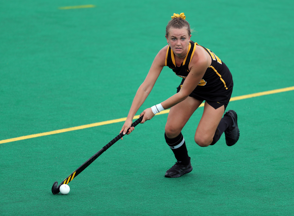 Iowa Hawkeyes forward Maddy Murphy (26) against the Duke Blue Devils Sunday, September 15, 2019 at Grant Field. (Brian Ray/hawkeyesports.com)