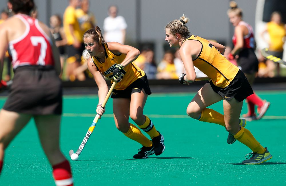Iowa Hawkeyes Sophie Sunderland (20) against Indiana Sunday, September 16, 2018 at Grant Field. (Brian Ray/hawkeyesports.com)