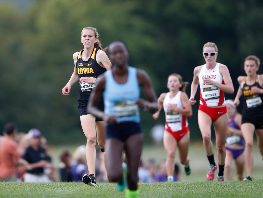 Anna Hostetler during the Hawkeye Invitational Friday, August 31, 2018 at the Ashton Cross Country Course. (Brian Ray/hawkeyesports.com)