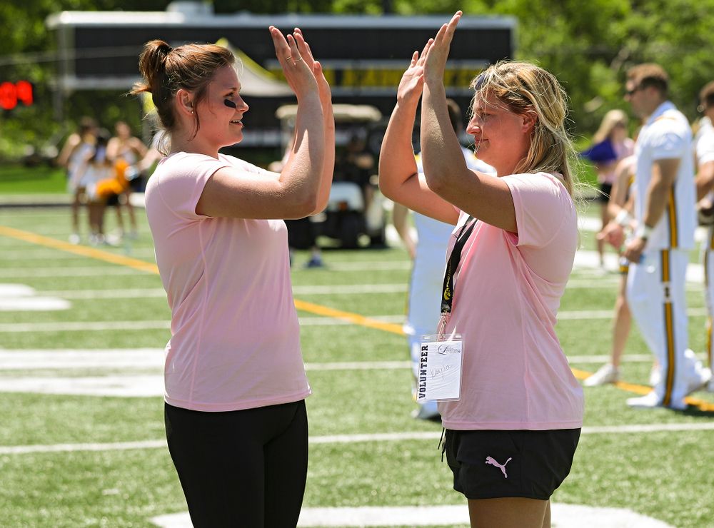 The Ladies Football Academy at the Hansen Football Performance Center in Iowa City on Saturday, Jun 8, 2019. (Stephen Mally/hawkeyesports.com)
