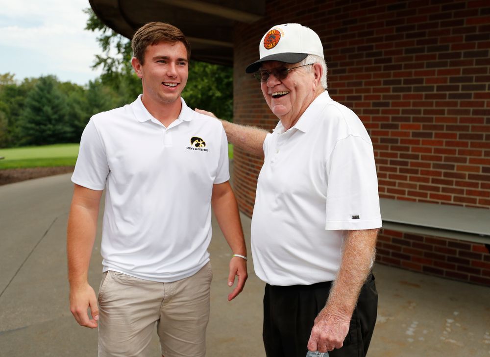 Dr. Tom Davis during the 2018 Chris Street Memorial Golf Outing Monday, August 27, 2018 at Finkbine Golf Course. (Brian Ray/hawkeyesports.com)