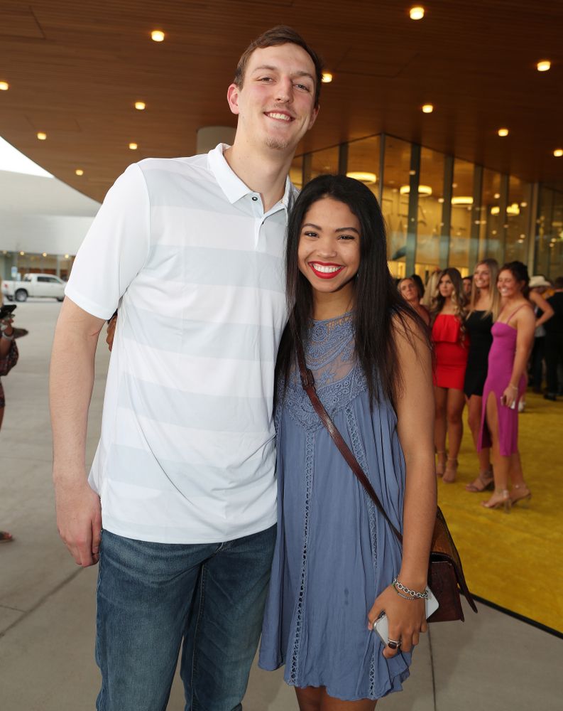 The 2019 Golden Herkys yellow carpet Tuesday, April 23, 2019 at Hancher Auditorium. (Brian Ray/hawkeyesports.com)