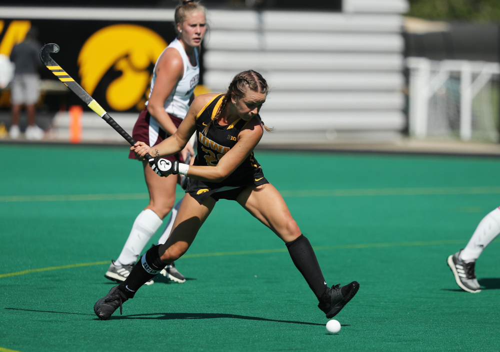 Iowa Hawkeyes forward Maddy Murphy (26) against Central Michigan Friday, September 6, 2019 at Grant Field. The Hawkeyes won the game 11-0. (Brian Ray/hawkeyesports.com)