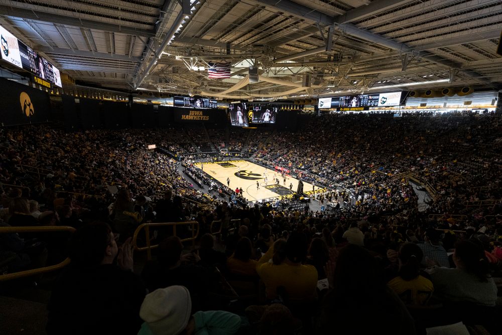 The Iowa Hawkeyes against the Purdue Boilermakers Sunday, January 27, 2019 at Carver-Hawkeye Arena. (Brian Ray/hawkeyesports.com)