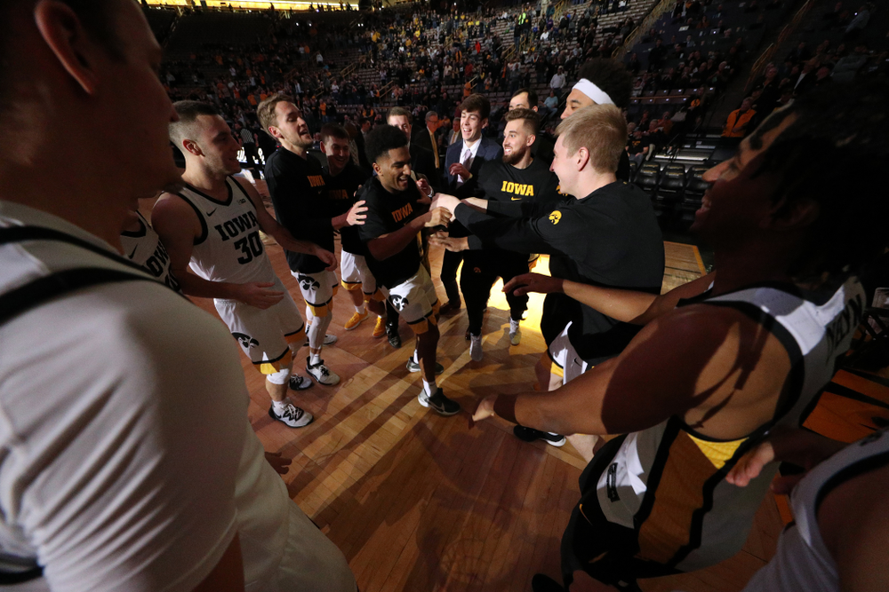 The Iowa Hawkeyes against Oral Roberts Friday, November 15, 2019 at Carver-Hawkeye Arena. (Brian Ray/hawkeyesports.com)