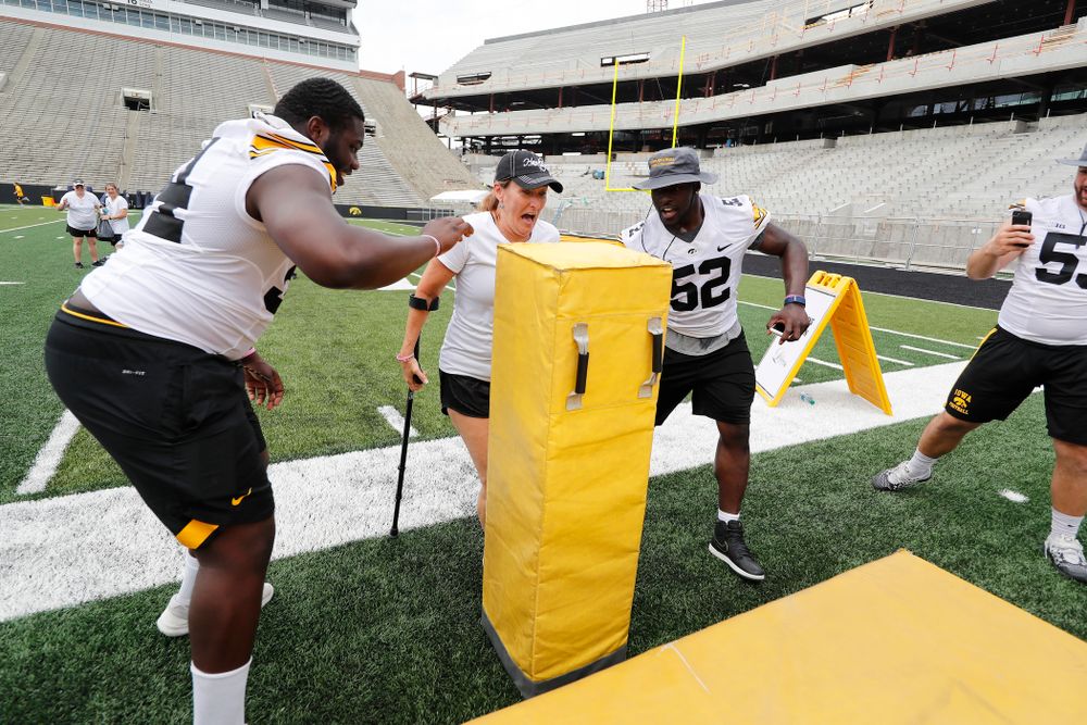 The 2018 Iowa Ladies Football Academy Saturday, June 9, 2018 at Kinnick Stadium. (Brian Ray/hawkeyesports.com)