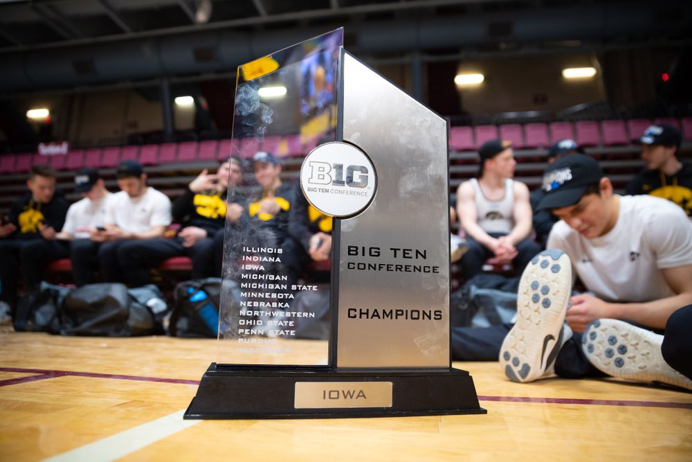 The Iowa Hawekeys against Minnesota and Penn State at the Maturi Pavilion Saturday, March 23, 2019 in Minneapolis, Minn. (C. Morgan Engel/Freelance)