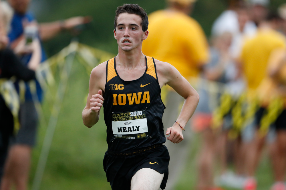 Noah Healy during the Hawkeye Invitational Friday, August 31, 2018 at the Ashton Cross Country Course. (Brian Ray/hawkeyesports.com)