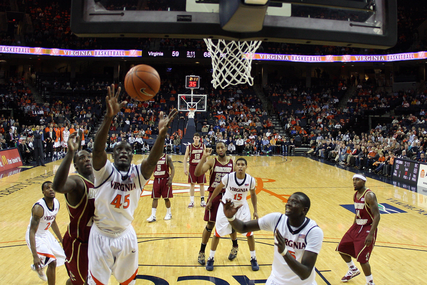 Bc At Virginia Men S Basketball By David Petkofsky Virginia