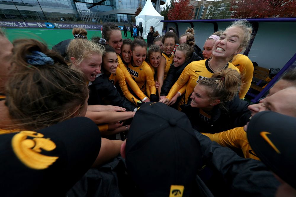 The Iowa Hawkeyes against Maryland during the championship game of the Big Ten Tournament Sunday, November 4, 2018 at Lakeside Field in Evanston, Ill. (Brian Ray/hawkeyesports.com)