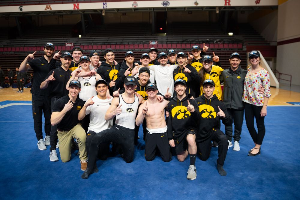 The Iowa Hawekeys against Minnesota and Penn State at the Maturi Pavilion Saturday, March 23, 2019 in Minneapolis, Minn. (C. Morgan Engel/Freelance)