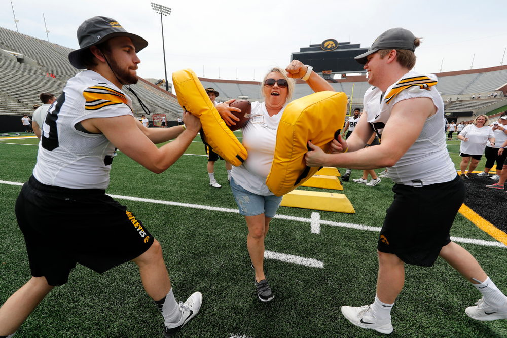 The 2018 Iowa Ladies Football Academy Saturday, June 9, 2018 at Kinnick Stadium. (Brian Ray/hawkeyesports.com)