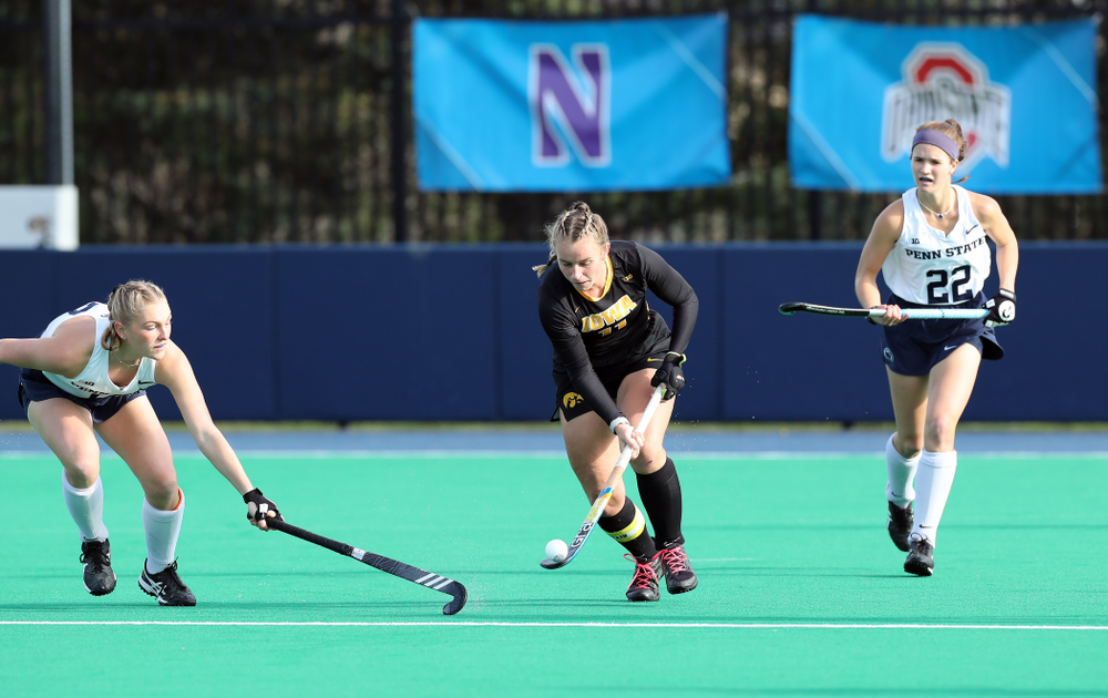 Iowa Hawkeyes Katie Birch (11) against Penn State in the 2019 Big Ten Field Hockey Tournament Championship Game Sunday, November 10, 2019 in State College. (Brian Ray/hawkeyesports.com)