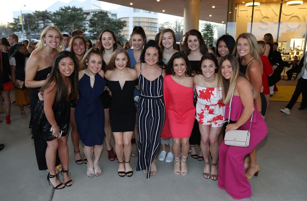 The 2019 Golden Herkys yellow carpet Tuesday, April 23, 2019 at Hancher Auditorium. (Brian Ray/hawkeyesports.com)