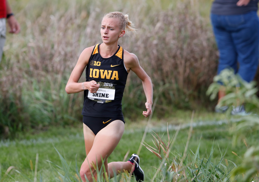 Andrea Shine during the Hawkeye Invitational Friday, August 31, 2018 at the Ashton Cross Country Course. (Brian Ray/hawkeyesports.com)