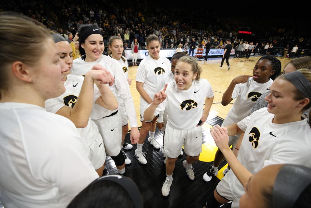 Iowa Hawkeyes guard Kathleen Doyle (22) against the Nebraska Cornhuskers Thursday, January 3, 2019 at Carver-Hawkeye Arena. (Brian Ray/hawkeyesports.com)