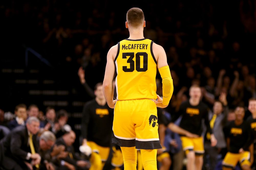 Iowa Hawkeyes guard Connor McCaffery (30) against the Nebraska Cornhuskers Saturday, February 8, 2020 at Carver-Hawkeye Arena. (Brian Ray/hawkeyesports.com)