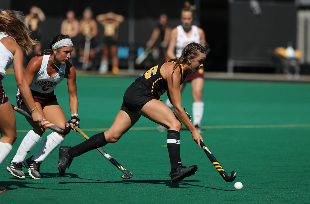 Iowa Hawkeyes forward Maddy Murphy (26) against Central Michigan Friday, September 6, 2019 at Grant Field. The Hawkeyes won the game 11-0. (Brian Ray/hawkeyesports.com)