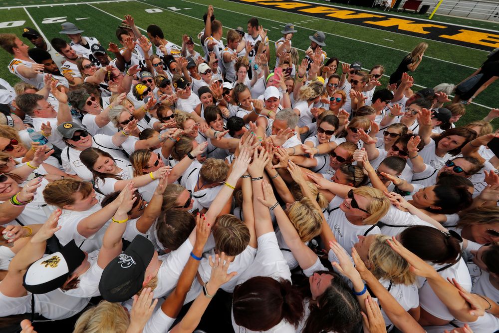 The 2018 Iowa Ladies Football Academy Saturday, June 9, 2018 at Kinnick Stadium. (Brian Ray/hawkeyesports.com)