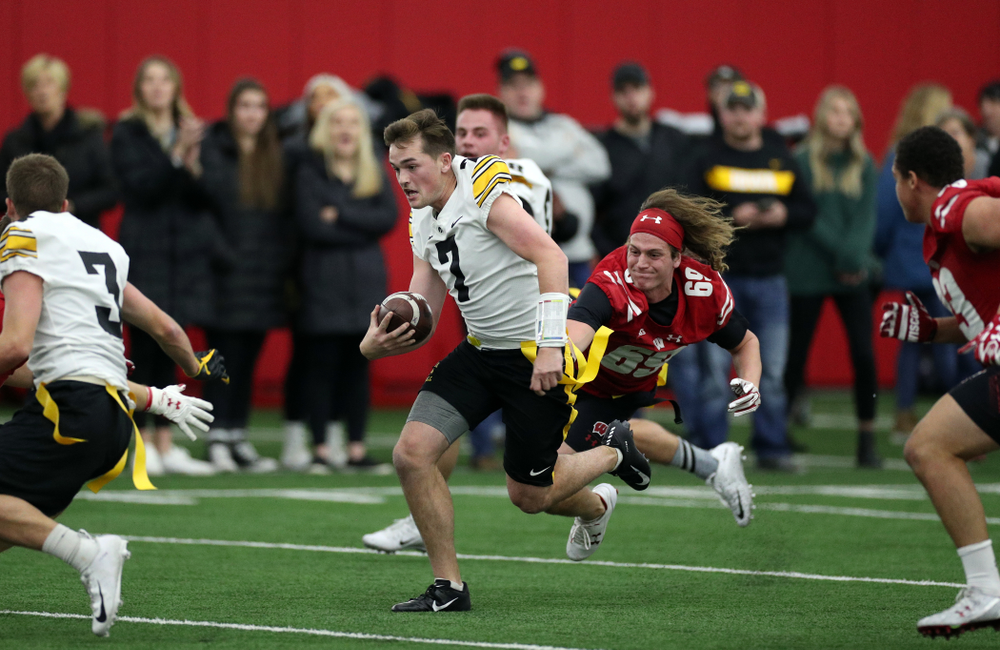 The Hawkeye football managers capture the rusty toolbox for the first time since 2008 with a 20-19 double The Hawkeye Football Managers captured the rusty toolbox for the first time since 2008 with a 20-19 double overtime win against the Wisconsin football managers on Nov. 8 in Madison, Wisconsin.