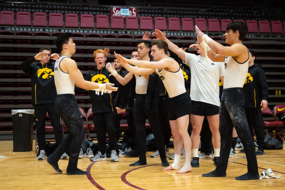The Iowa Hawekeys against Minnesota and Penn State at the Maturi Pavilion Saturday, March 23, 2019 in Minneapolis, Minn. (C. Morgan Engel/Freelance)