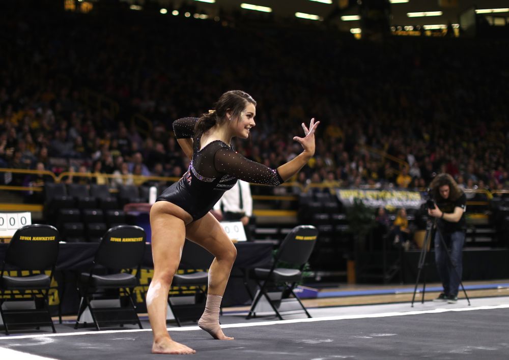 The Iowa Hawkeyes against the Iowa State Cyclones Friday, March 1, 2019 at Carver-Hawkeye Arena. (Brian Ray/hawkeyesports.com)
