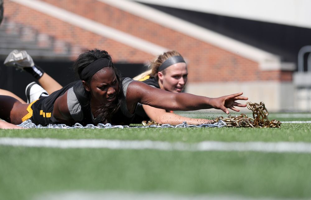 The Iowa WomenÕs Basketball Team participates in the The Program Tuesday, September 17, 2019 at Kinnick Stadium (Brian Ray/hawkeyesports.com)