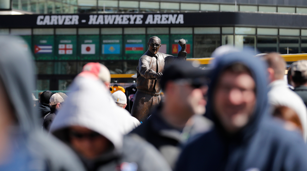 Gable's Garden during the United World Wrestling Freestyle World Cup Saturday, April 7, 2018 outside of Carver-Hawkeye Arena. (Brian Ray/hawkeyesports.com)