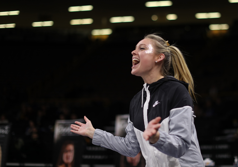 The Iowa Hawkeyes against the Iowa State Cyclones Friday, March 1, 2019 at Carver-Hawkeye Arena. (Brian Ray/hawkeyesports.com)