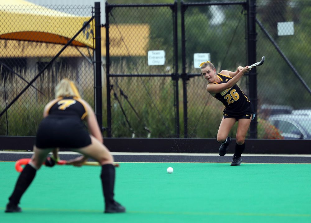 Iowa Hawkeyes forward Maddy Murphy (26) during a 2-1 victory against the Ohio State Buckeyes Friday, September 27, 2019 at Grant Field. (Brian Ray/hawkeyesports.com)