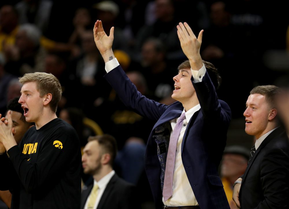 Iowa Hawkeyes forward Patrick McCaffery (22) against the Minnesota Golden Gophers Monday, December 9, 2019 at Carver-Hawkeye Arena. (Brian Ray/hawkeyesports.com)