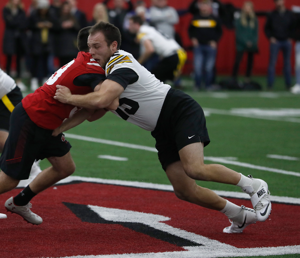 The Hawkeye football managers capture the rusty toolbox for the first time since 2008 with a 20-19 double The Hawkeye Football Managers captured the rusty toolbox for the first time since 2008 with a 20-19 double overtime win against the Wisconsin football managers on Nov. 8 in Madison, Wisconsin.