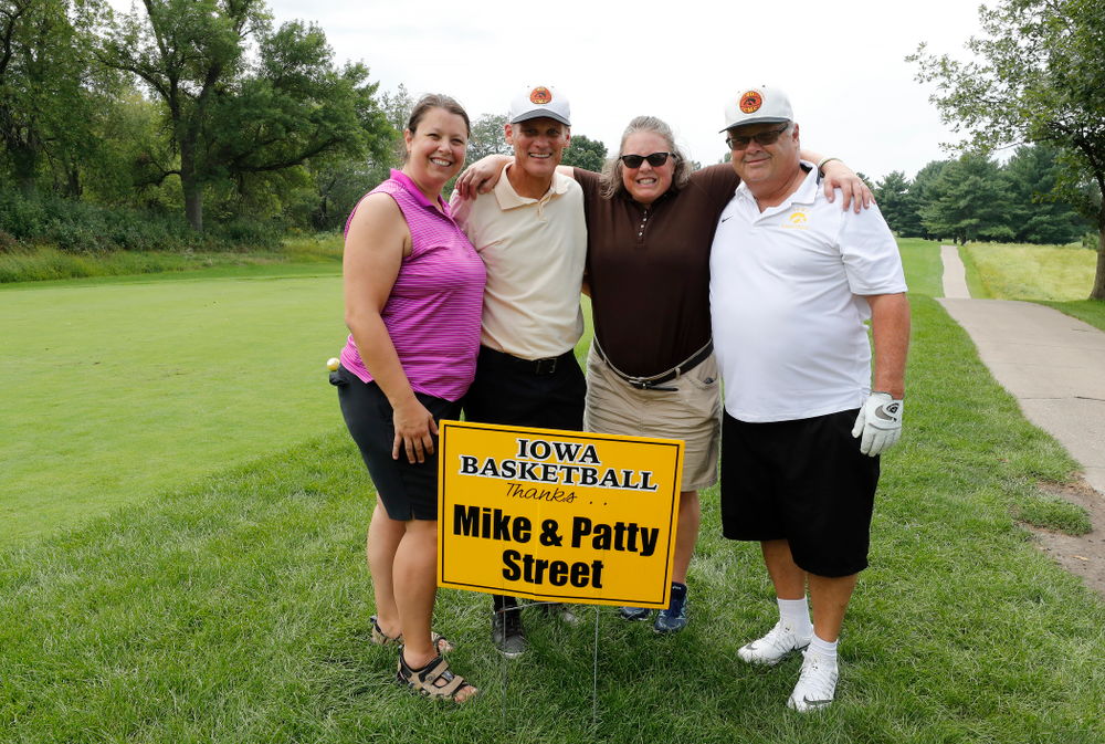 Mike Street, Gary Close, Satah Stone, and Betsy Stursma at the 2018 Chris Street Memorial Golf Outing Monday, August 27, 2018 at Finkbine Golf Course. (Brian Ray/hawkeyesports.com)