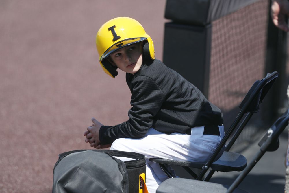 Batboy Gavin Gorzelanny during game two against UC Irvine Saturday, May 4, 2019 at Duane Banks Field. (Brian Ray/hawkeyesports.com)