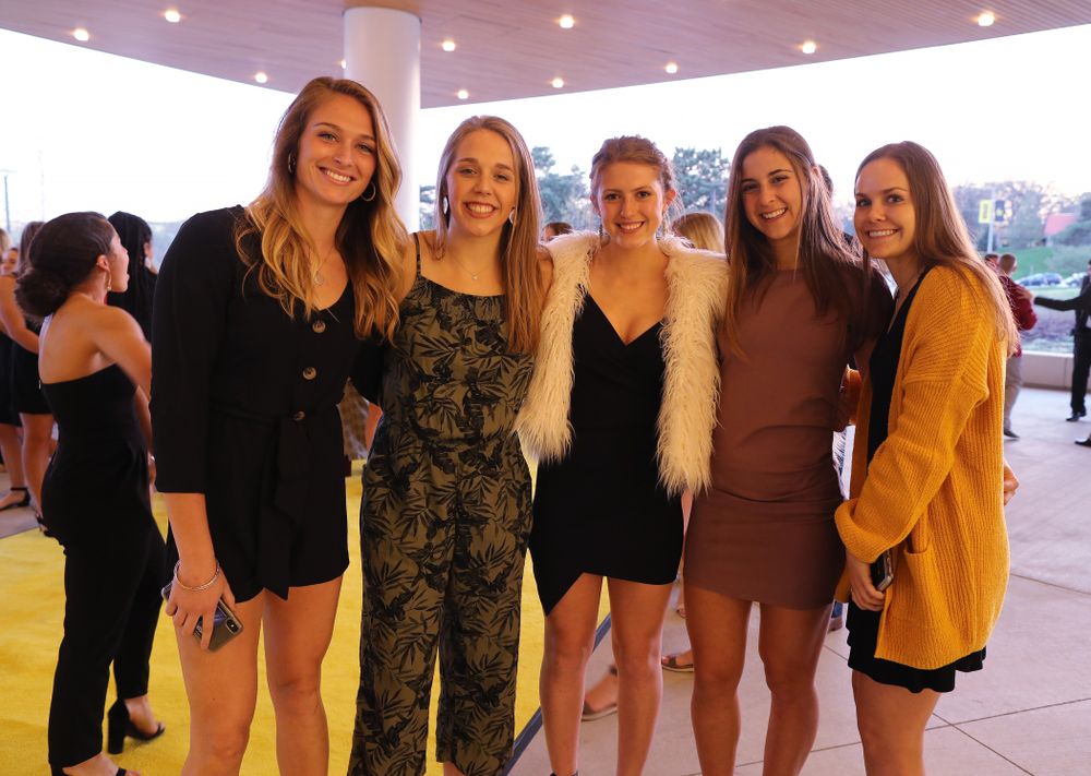The 2019 Golden Herkys yellow carpet Tuesday, April 23, 2019 at Hancher Auditorium. (Brian Ray/hawkeyesports.com)