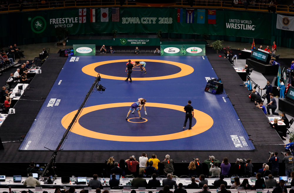 The United World Wrestling Freestyle World Cup Saturday, April 7, 2018 at Carver-Hawkeye Arena. (Brian Ray/hawkeyesports.com)