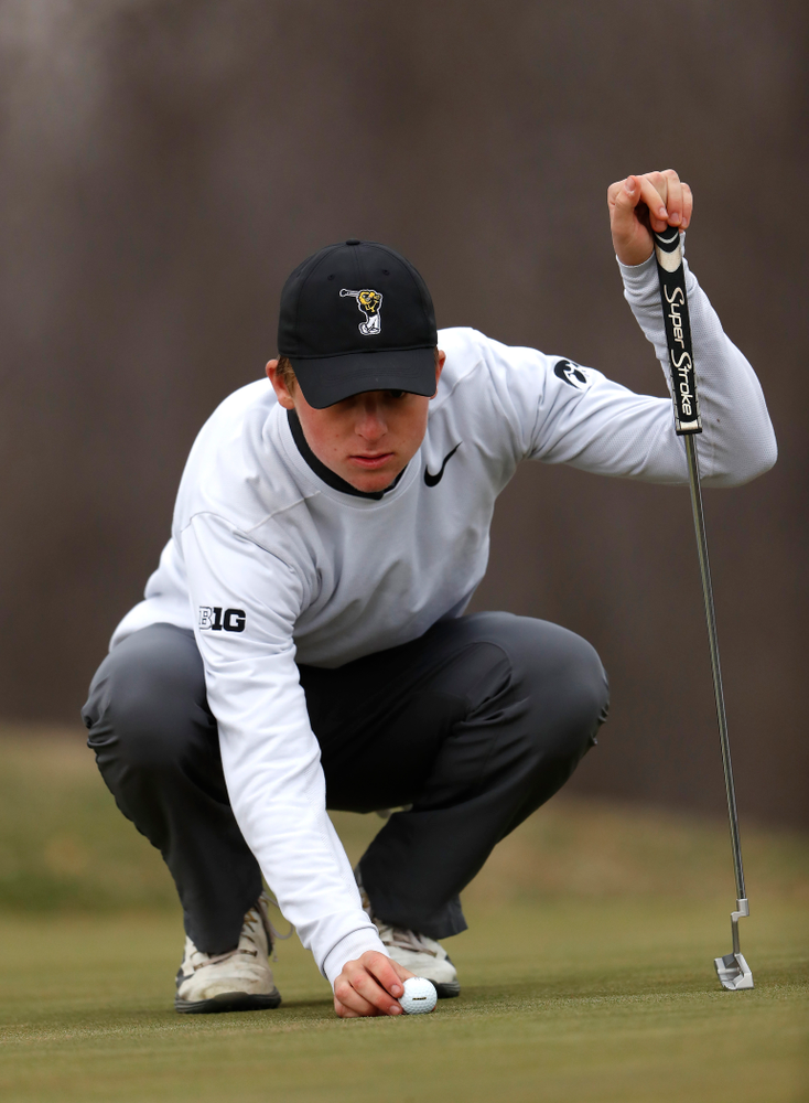 Benton Weinberg during the 2018 Hawkeye Invitational Friday, April 13, 2018 at Finkbine Golf Course. (Brian Ray/hawkeyesports.com)