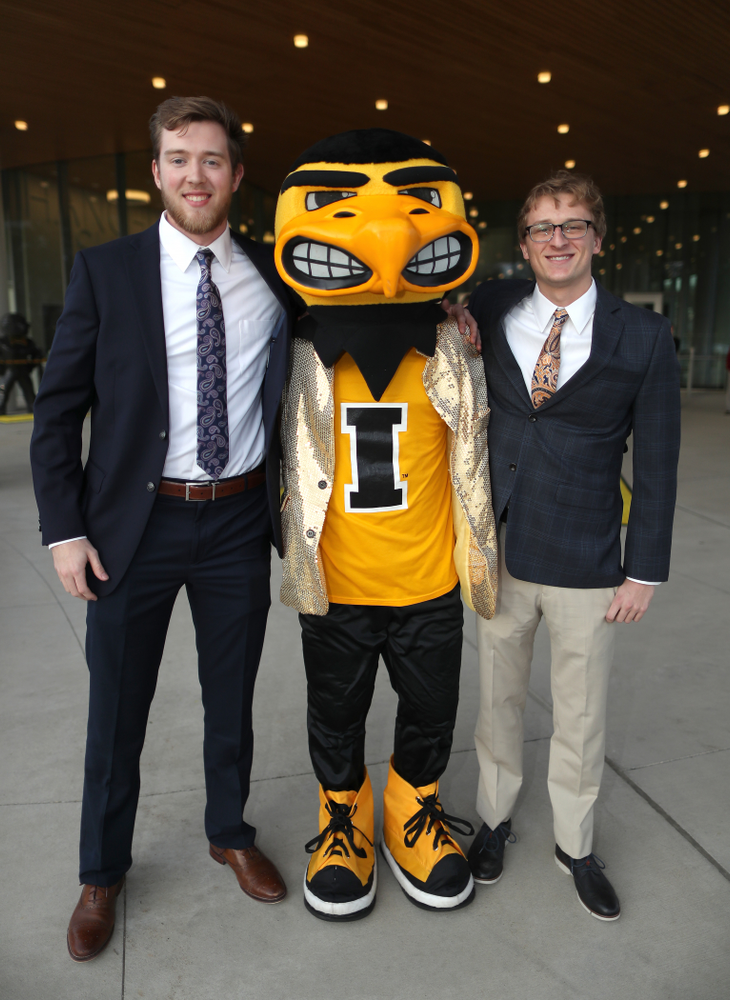 The 2019 Golden Herkys yellow carpet Tuesday, April 23, 2019 at Hancher Auditorium. (Brian Ray/hawkeyesports.com)