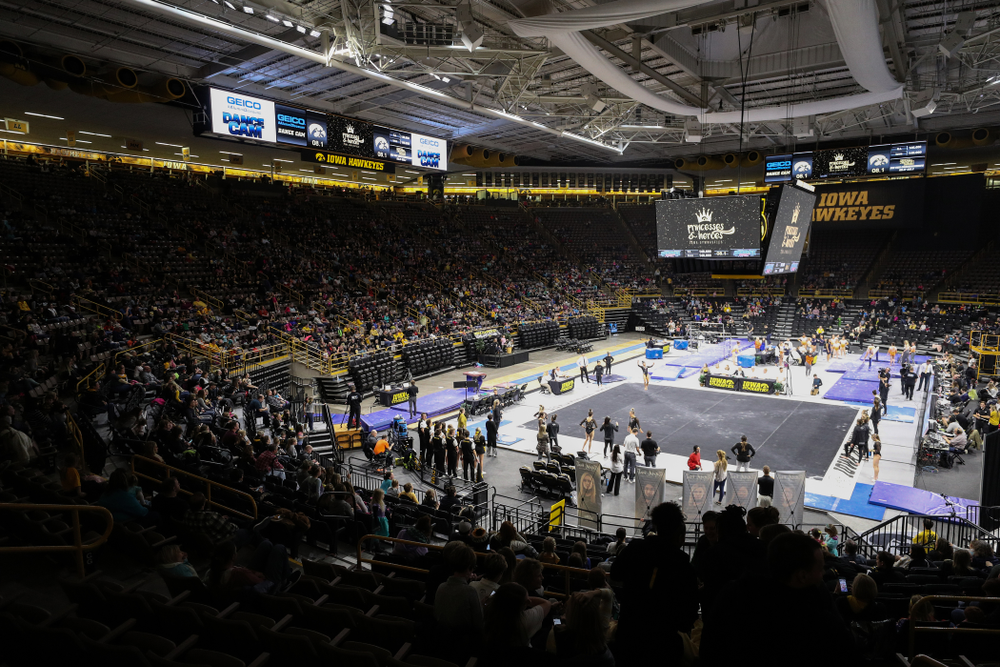 The Iowa Hawkeyes take on Illinois Saturday, February 16, 2019 at Carver-Hawkeye Arena. (Brian Ray/hawkeyesports.com)
