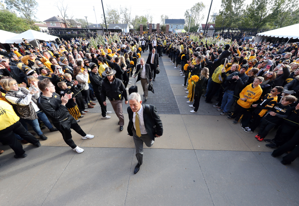 Iowa Hawkeyes head coach Kirk Ferentz against the Penn State Nittany Lions Saturday, October 12, 2019 at Kinnick Stadium. (Brian Ray/hawkeyesports.com)
