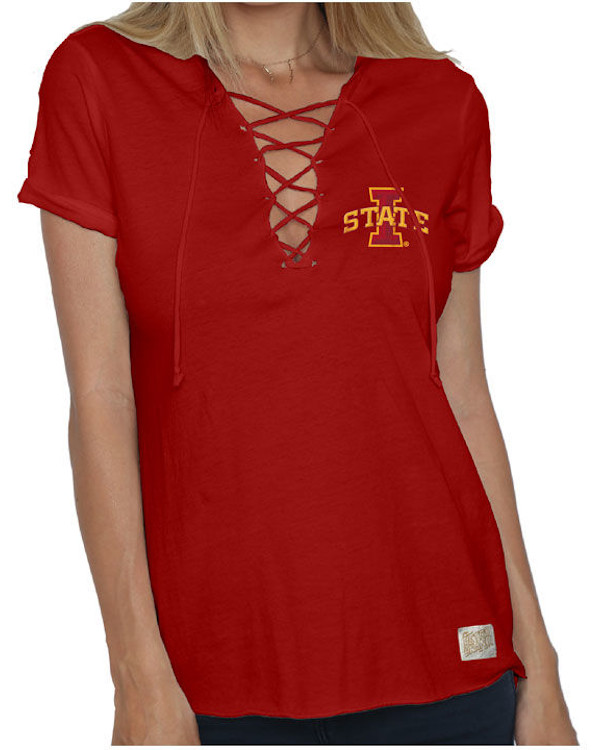 lace up t shirt