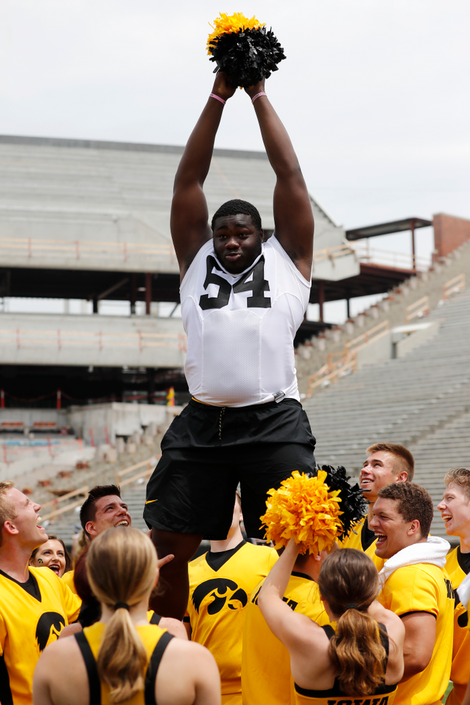 The 2018 Iowa Ladies Football Academy Saturday, June 9, 2018 at Kinnick Stadium. (Brian Ray/hawkeyesports.com)