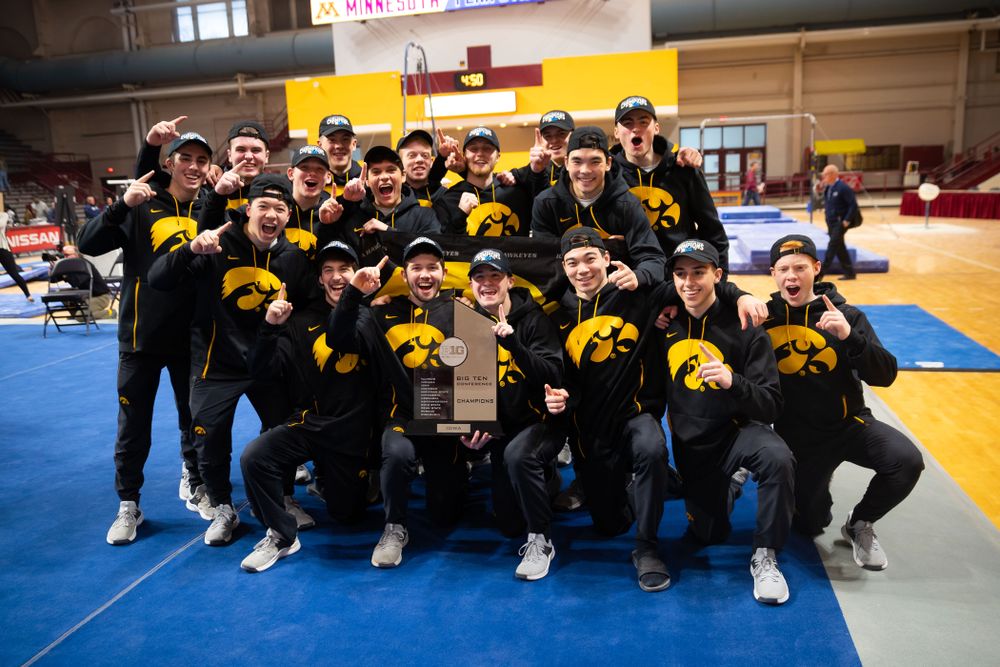 The Iowa Hawekeys against Minnesota and Penn State at the Maturi Pavilion Saturday, March 23, 2019 in Minneapolis, Minn. (C. Morgan Engel/Freelance)
