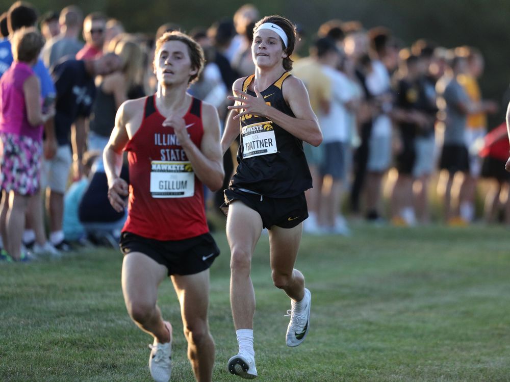 IowaÕs Nick Trattner runs in the 2019 Hawkeye Invitational Friday, September 6, 2019 at the Ashton Cross Country Course. (Brian Ray/hawkeyesports.com)