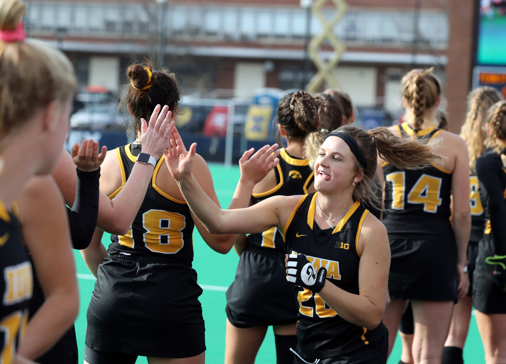 Iowa Hawkeyes forward Maddy Murphy (26) against Penn State in the 2019 Big Ten Field Hockey Tournament Championship Game Sunday, November 10, 2019 in State College. (Brian Ray/hawkeyesports.com)