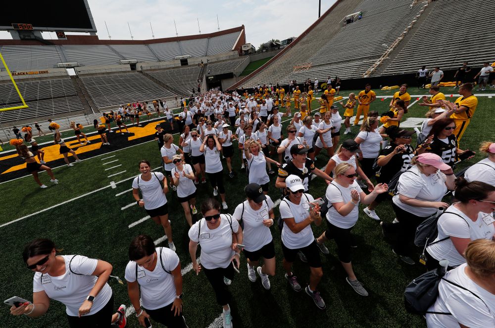 The 2018 Iowa Ladies Football Academy Saturday, June 9, 2018 at Kinnick Stadium. (Brian Ray/hawkeyesports.com)
