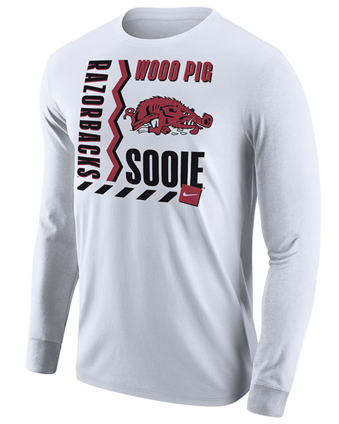 Arkansas Razorbacks Nike Slobbering Wooo Pig Sooie Core Cotton T-Shirt ...