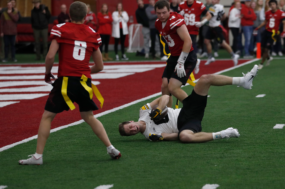 The Hawkeye football managers capture the rusty toolbox for the first time since 2008 with a 20-19 double The Hawkeye Football Managers captured the rusty toolbox for the first time since 2008 with a 20-19 double overtime win against the Wisconsin football managers on Nov. 8 in Madison, Wisconsin.