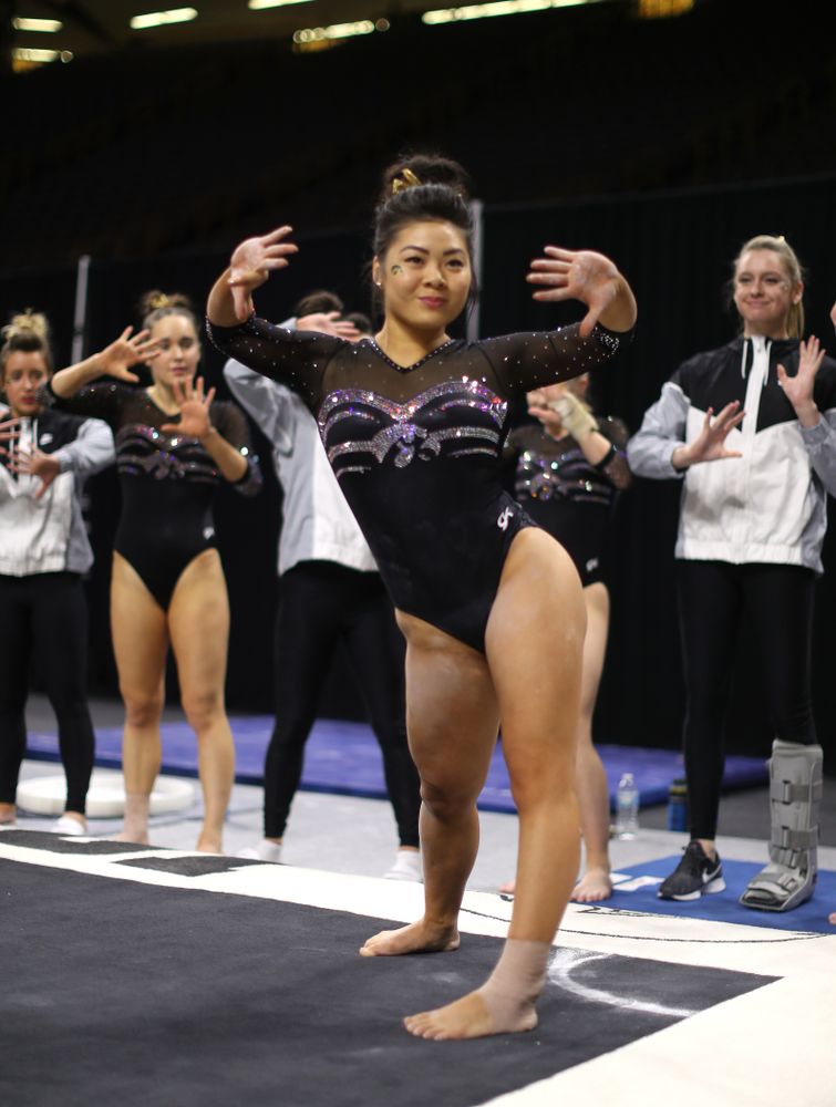 The Iowa Hawkeyes against the Iowa State Cyclones Friday, March 1, 2019 at Carver-Hawkeye Arena. (Brian Ray/hawkeyesports.com)